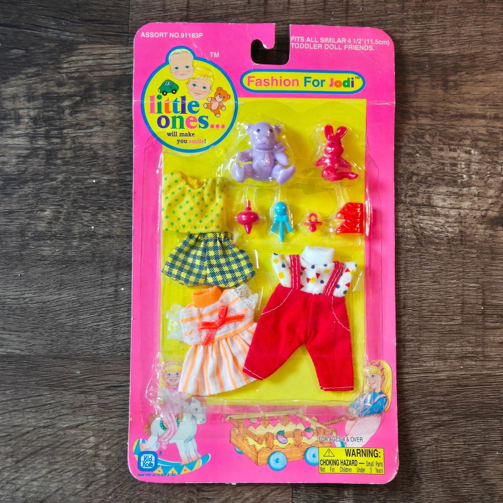 Vintage 1996 NOS Kid Kore Fashion for Jodi Little Ones Doll Clothes